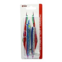 Captain 3071 Ultimate Sardine 12cm Levrek Silikonu 2'li Suni Yem
