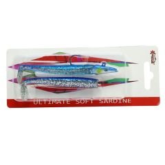 Captain 3071 Ultimate Sardine 12cm Levrek Silikonu 2'li Suni Yem