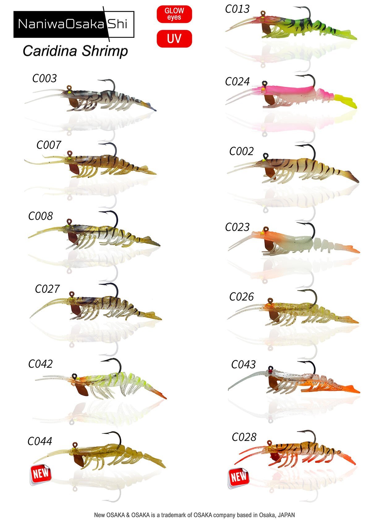 Naniwa Osaka Shi  Baby 7,62 cm 6,5 Gram Silikon Karides