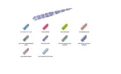 Major Craft Aji-Do Worm Hachikku ADW-HC 2.0'' Silikon Yem