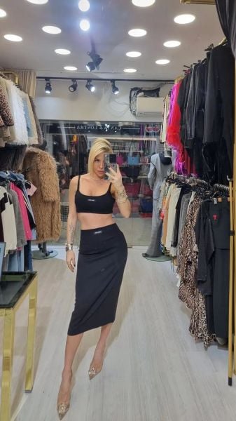 Crop Midi Boy Etek Takım