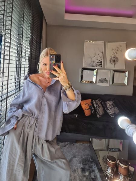 Oversize Gömlek Takım