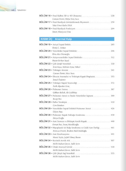 Fetal Ekokardiyografi Pratik Kılavuzu Normal ve Anormal Kalp 4. Baskı