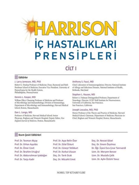 Harrison İç Hastalıkları Prensipleri Cilt: 1-2