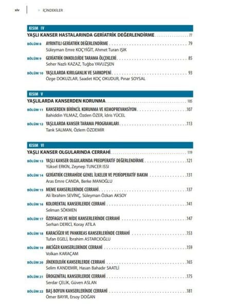 Geriatrik Onkoloji - Collection Edition