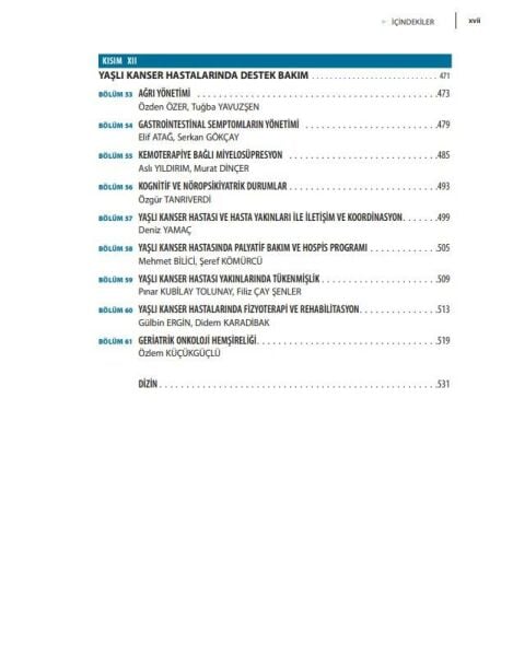 Geriatrik Onkoloji - Collection Edition