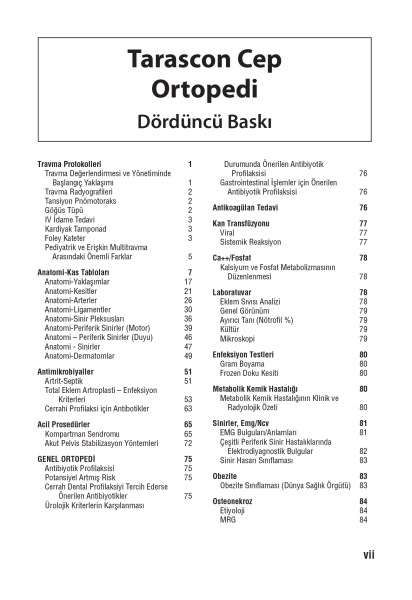 Tarascon Cep Ortopedi