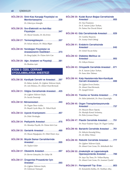 Temel Anestezi Güncellenmiş 3. Baskı