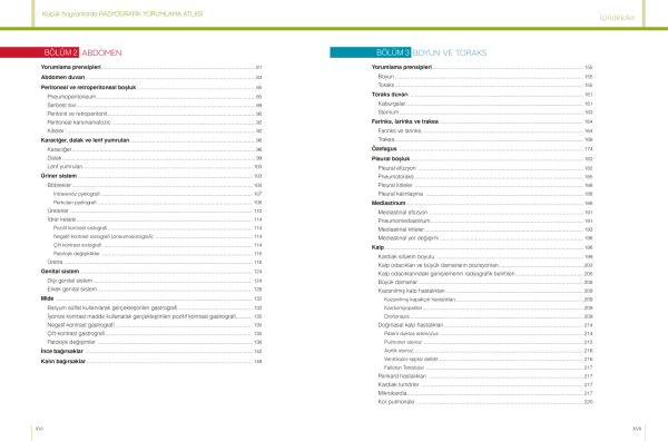 Küçük Hayvanlarda Radyografik Yorumlama Atlası (QR Kodlu Videolu)