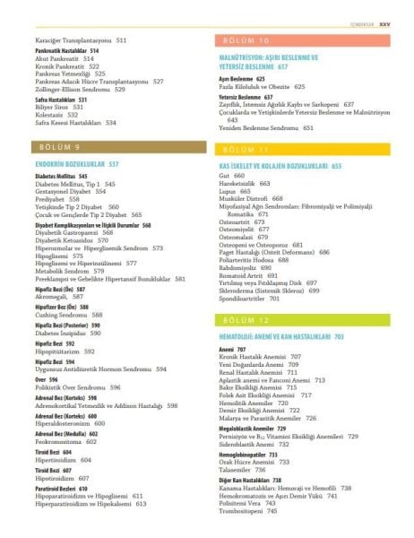 Beslenme ve Tanı ile İlgili Bakım