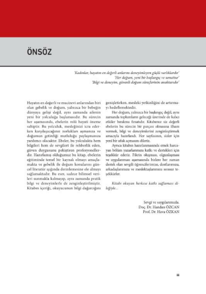 Ebelik Öğrencileri ve Ebeler için Normal ve Riskli