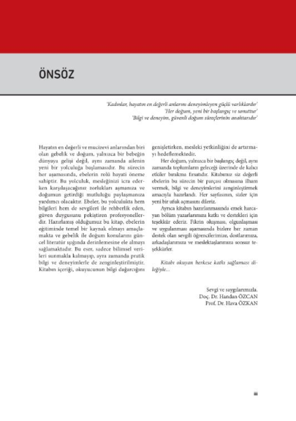 Ebelik Öğrencileri ve Ebeler için Normal ve Riskli