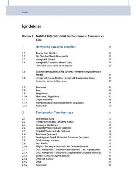 NANDA - Hemşirelik Tanıları: Tanımlar & Sınıflandırma 2024-2026