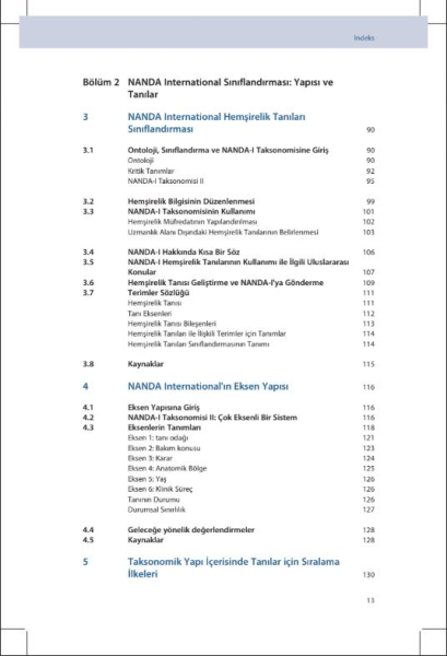 NANDA - Hemşirelik Tanıları: Tanımlar & Sınıflandırma 2024-2026