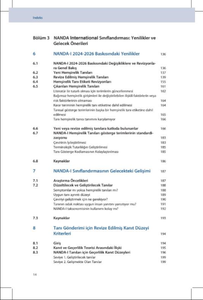 NANDA - Hemşirelik Tanıları: Tanımlar & Sınıflandırma 2024-2026