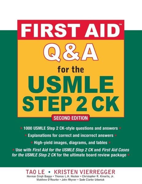 First Aid Q&A for the USMLE Step 2 CK, Second Edition