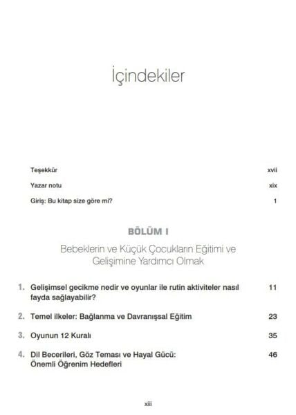 Riskli Bebek ve Küçük Çocuklar için Etkinlikler