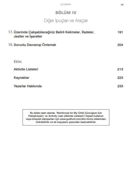 Riskli Bebek ve Küçük Çocuklar için Etkinlikler