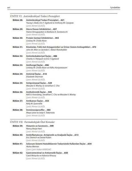 Lippincott Görsel Anlatımlı Çalışma Kitapları Farmakoloji