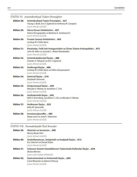 Lippincott Görsel Anlatımlı Çalışma Kitapları Farmakoloji