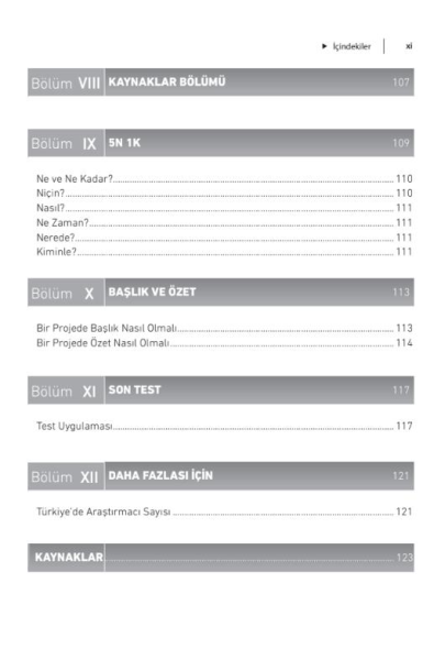 Araştırma Projesi Yazma Tüm Bilimler İçin 2.Baskı