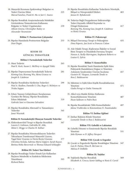 Bipolar Bozukluğun Tarihçesi, Nörobiyolojisi ve Tedavisi