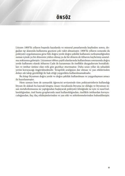 Psikiyatride Lityum
