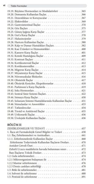 Tıbbi Formüler - İlaç Ansiklopedisi