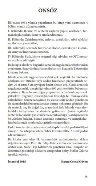 Tıbbi Formüler - İlaç Ansiklopedisi