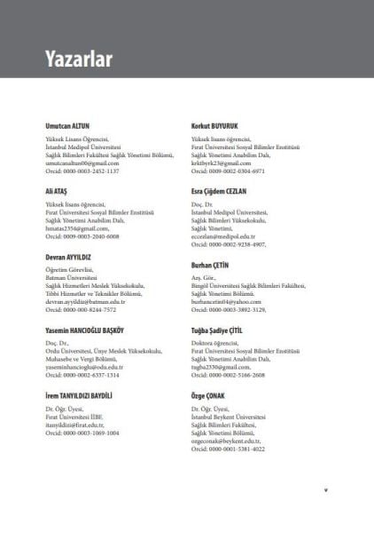 Sağlık Kurumlarında Risk Yönetimi Güvenlik ve Kalitenin İnşası