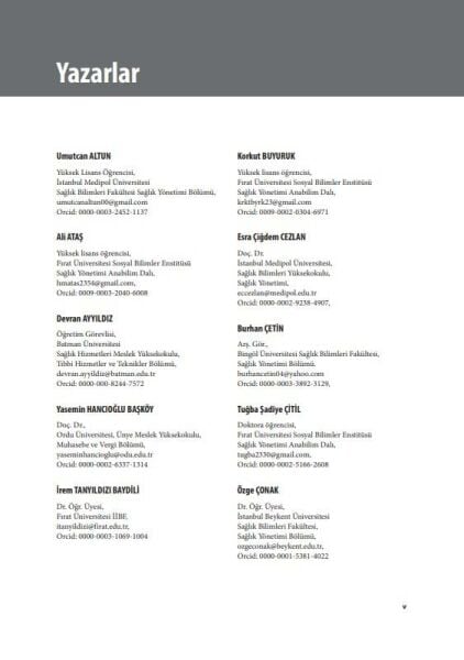 Sağlık Kurumlarında Risk Yönetimi Güvenlik ve Kalitenin İnşası