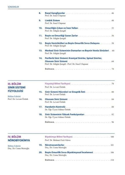 Temelden Kliniğe Sinir Sistemi