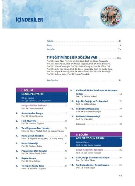 Çocuk Ergen Sağlığı ve Hastalıkları