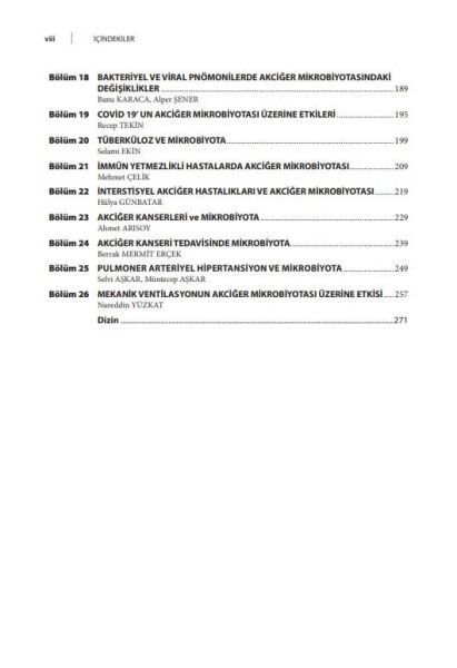 Akciğer ve Mikrobiyata