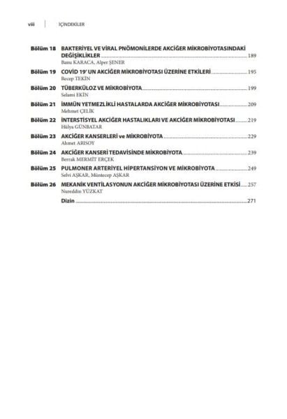 Akciğer ve Mikrobiyata