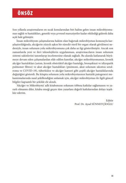 Akciğer ve Mikrobiyata