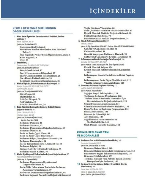 Krause ve Mahan Besin ve Beslenme Bakım Süreci