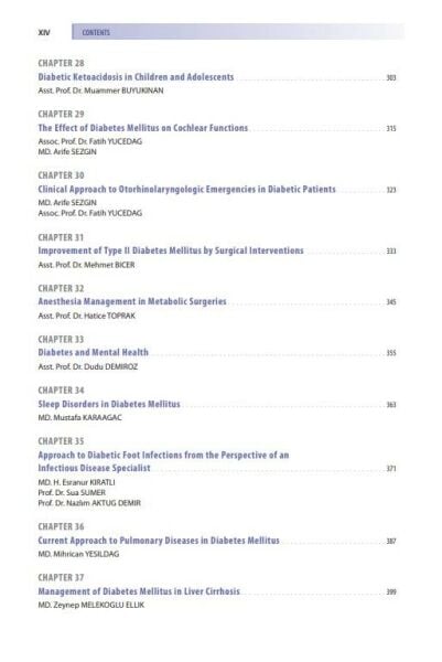 Current Perspective on Diabetes Mellitus i