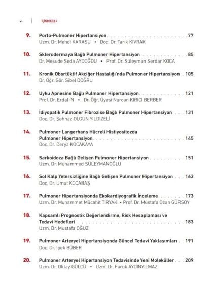 Pulmoner Vasküler Hastalıklara Bakış