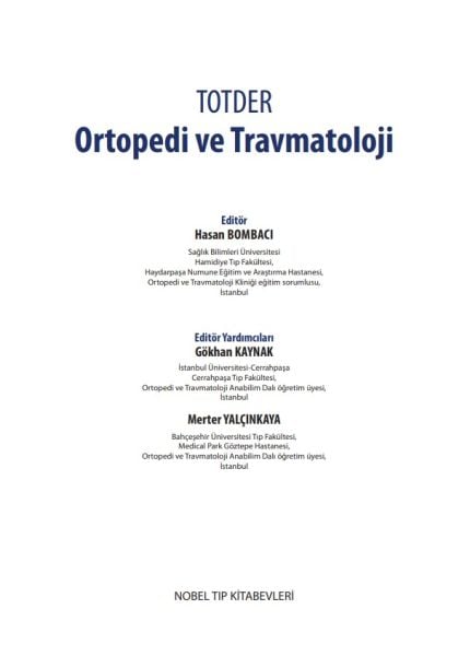 TOTDER Ortopedi ve Travmatoloji