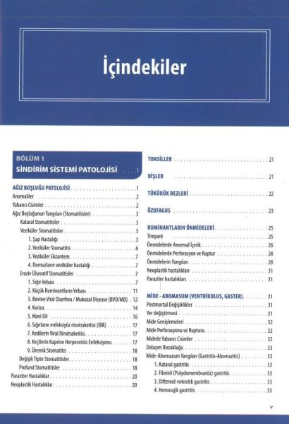 Veteriner Sistemik Patoloji Cilt: 1 (Sindirim-Solunum) - (6. Baskı)