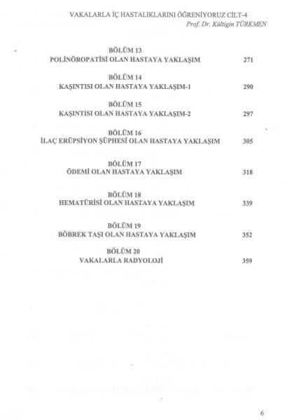 Vakalarla İç Hastalıklarını Öğreniyoruz Cilt: 4