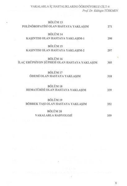 Vakalarla İç Hastalıklarını Öğreniyoruz Cilt: 4