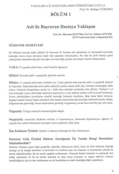 Vakalarla İç Hastalıklarını Öğreniyoruz Cilt: 4