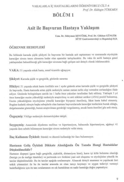 Vakalarla İç Hastalıklarını Öğreniyoruz Cilt: 4