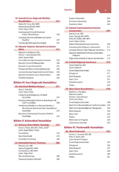 Current Tanı ve Tedavi Gastroenteroloji, Hepatoloji ve Endoskopi