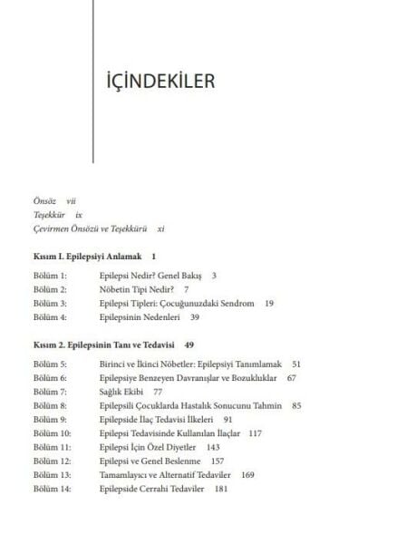 Çocuklarda Epilepsi-Her Ailenin Bilmesi Gerekenler