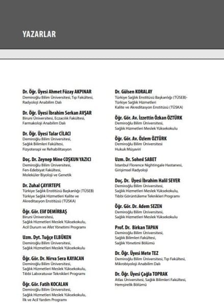 Sağlık Meslekleri için Bilinmesi Gereken 1100 Temel Kavram