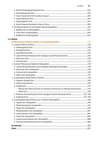 Radikülopati, Pleksopati ve Tuzak Nöropatilerde Klinik – EMG - Görüntüleme