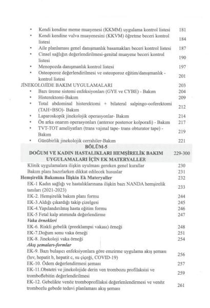 Doğum ve Kadın Hastalıkları Hemşireliği: Bakım-Uygulama Rehberi